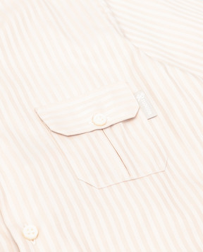 Stefano Ricci Children's beige striped shirt YC003561LJ1758