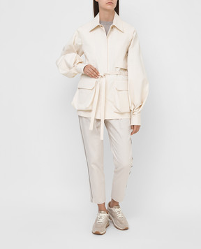 Deveaux Light beige jacket W202201SM10