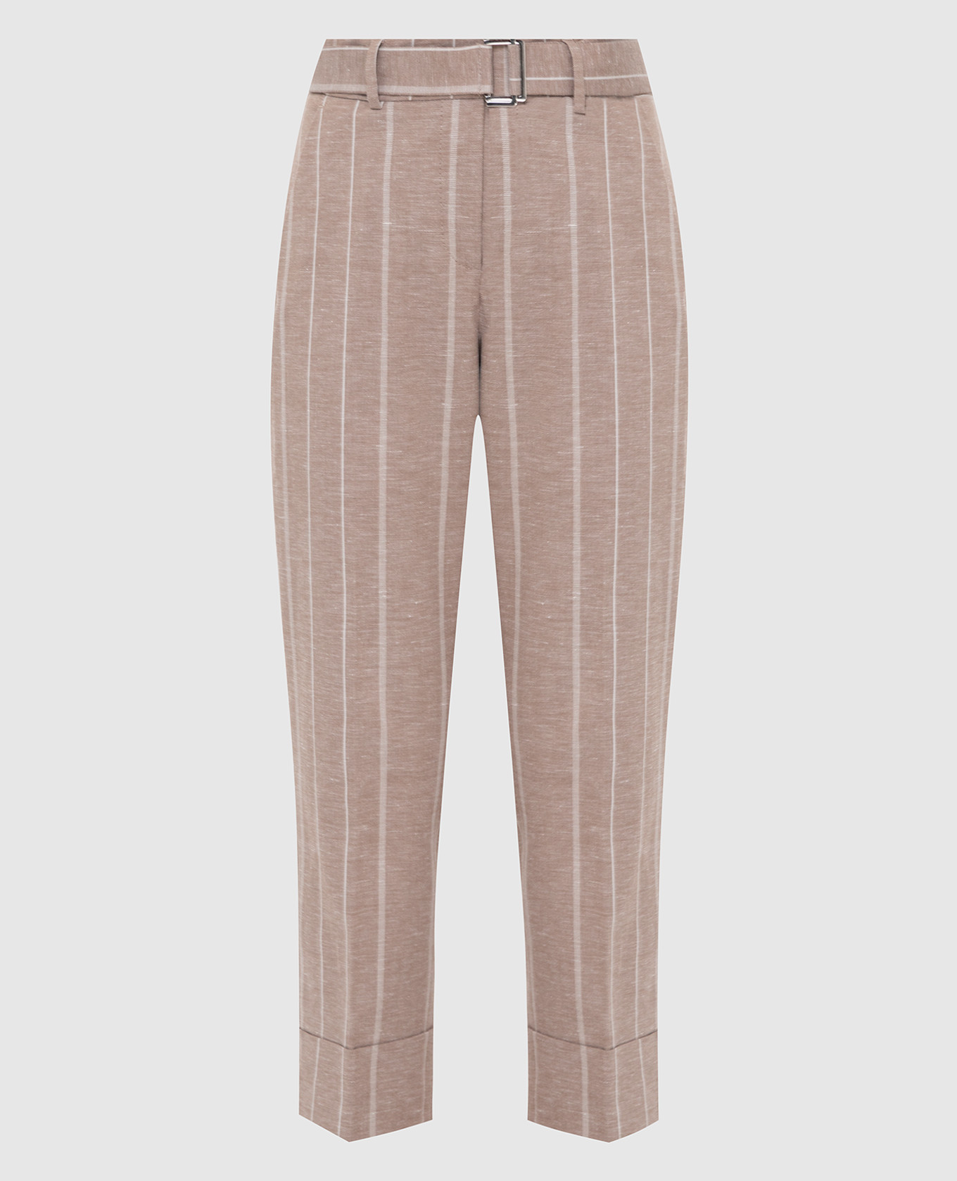 

Striped trousers Peserico, Beige