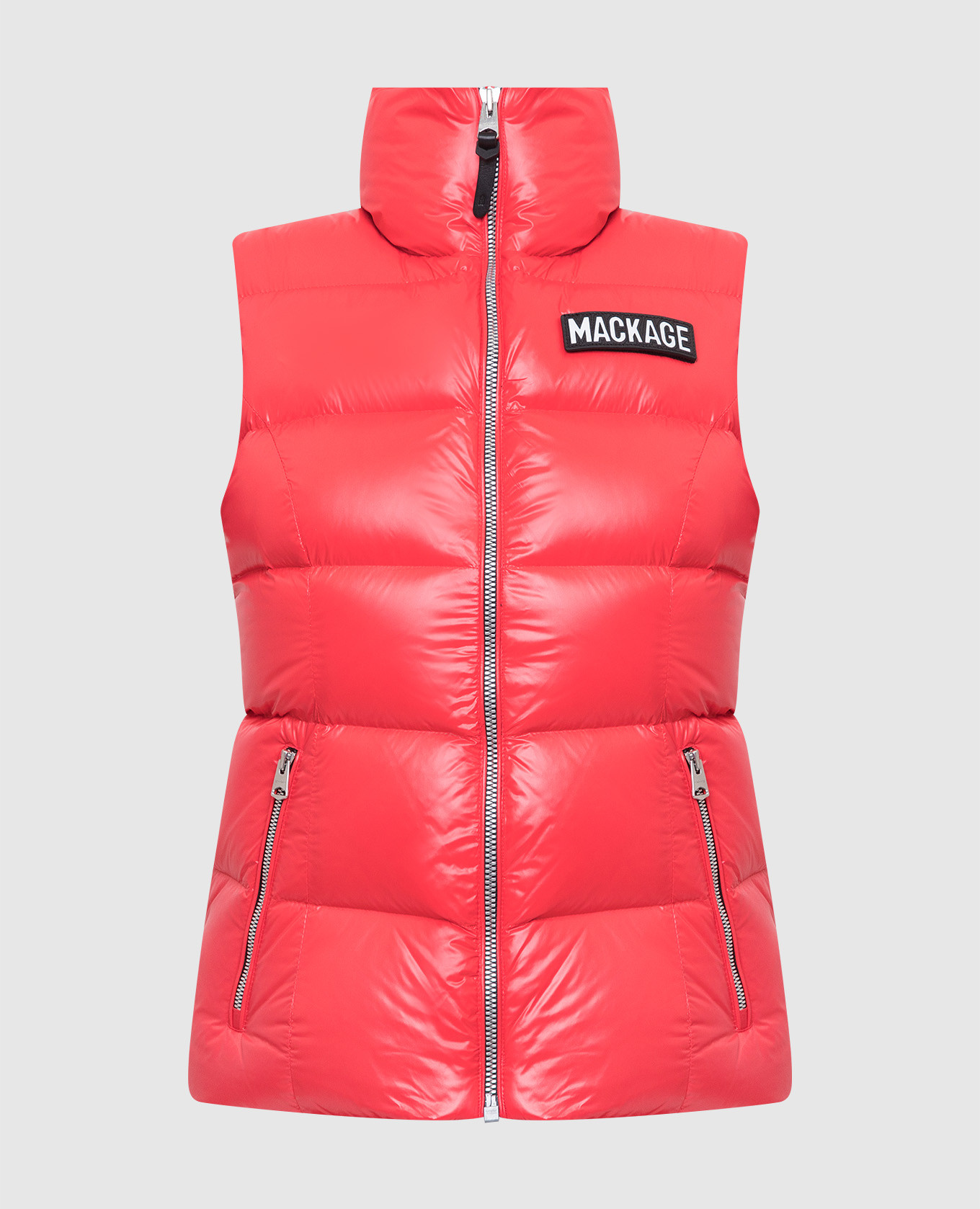 

Chaya red down vest with patch Mackage, Красный