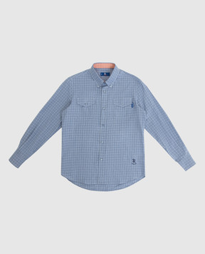 Stefano Ricci Children's checkered shirt YUC6400030LJ1603