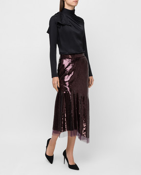 Ermanno Scervino Burgundy skirt D372O722TPF