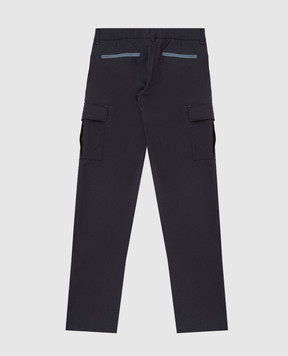 Stefano Ricci Children's dark blue cargo YUT7200030CT900