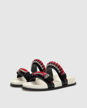 Philosophy di Lorenzo Serafini Red flip flops A3211780