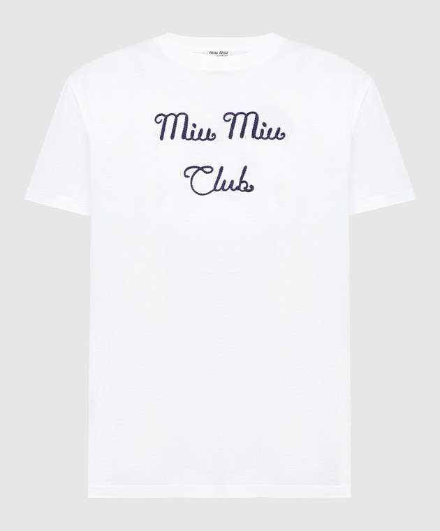 Miu Miu - White T-shirt MJN2611TNI - shop with European delivery