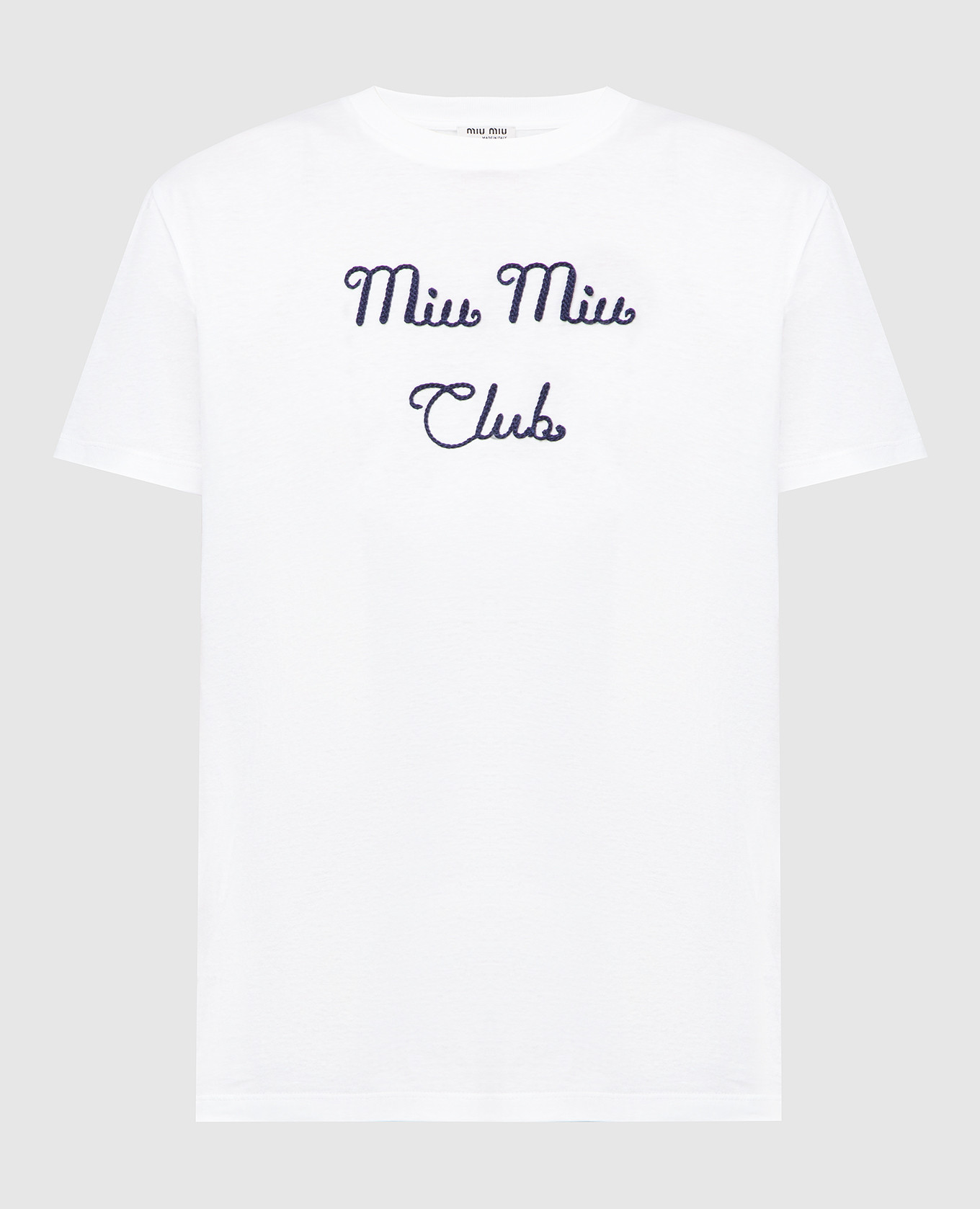 Miu Miu - White T-shirt MJN2611TNI - shop with European delivery