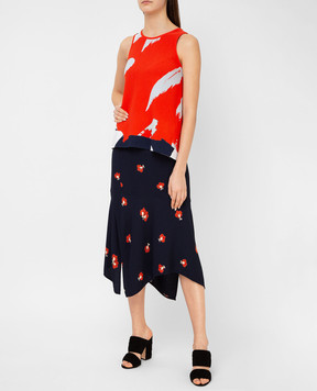 Victoria Beckham Navy blue skirt SKMID3301D