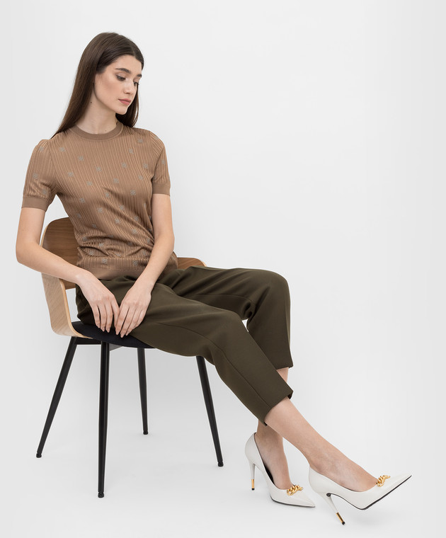 Fendi - T-shirt in FF Karligraphy pattern FZX703AHE7 - shop with