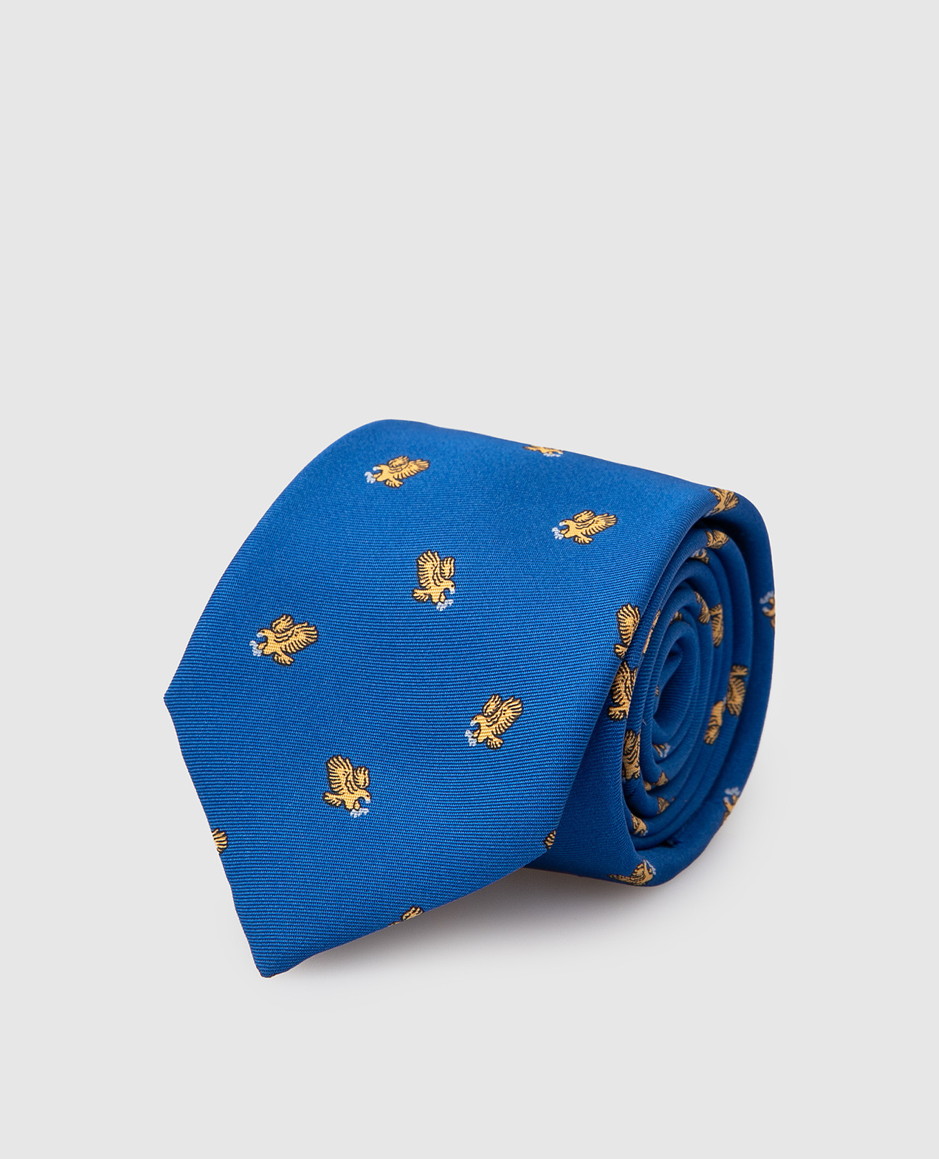 

Children's blue silk set of patterned tie and shawl Stefano Ricci