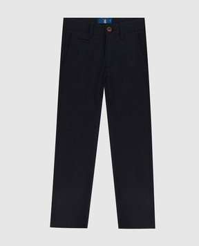 Stefano Ricci Children's dark blue trousers YUT6400021CTC800