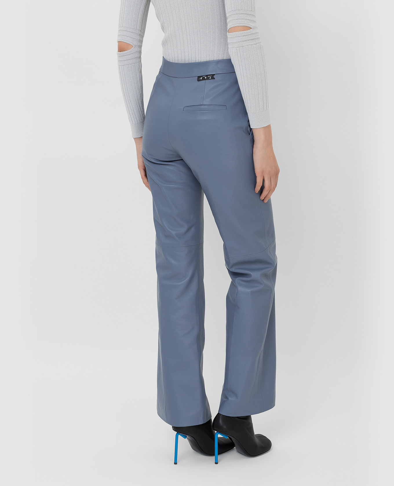 Leather trousers with slits Off-White 4