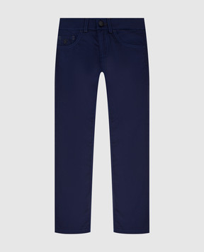 Stefano Ricci Jeans blu scuro per bambini YFT8200020VAL010