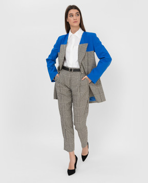 NINA RICCI Checked chinos 21ACPA005PL0365