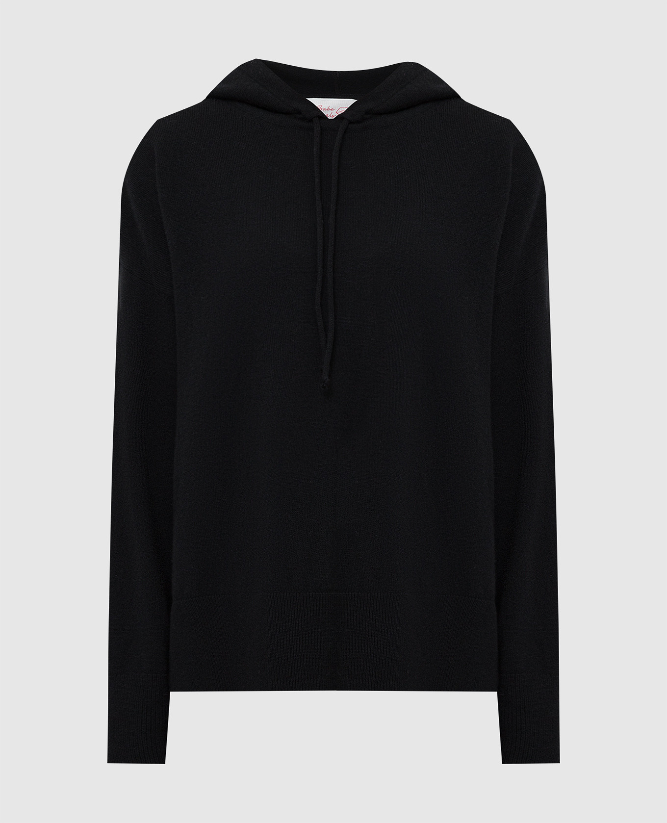 

Black wool and cashmere hooded jumper Babe Pay Pls, Черный