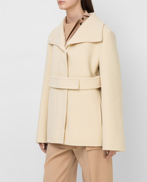 Jil Sander Light beige wool coat JSPT410084WT200603