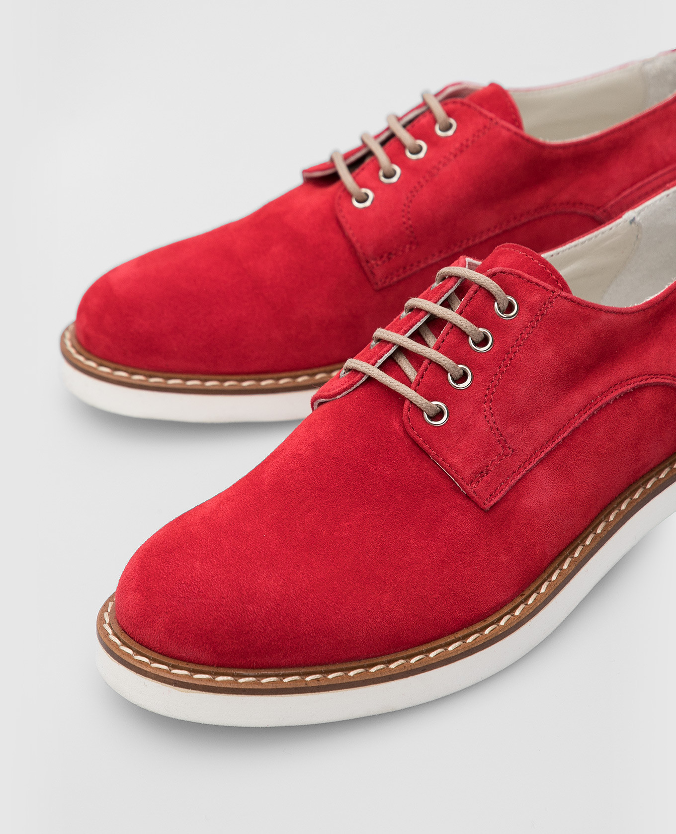 

Children's suede derbies Stefano Ricci, Red