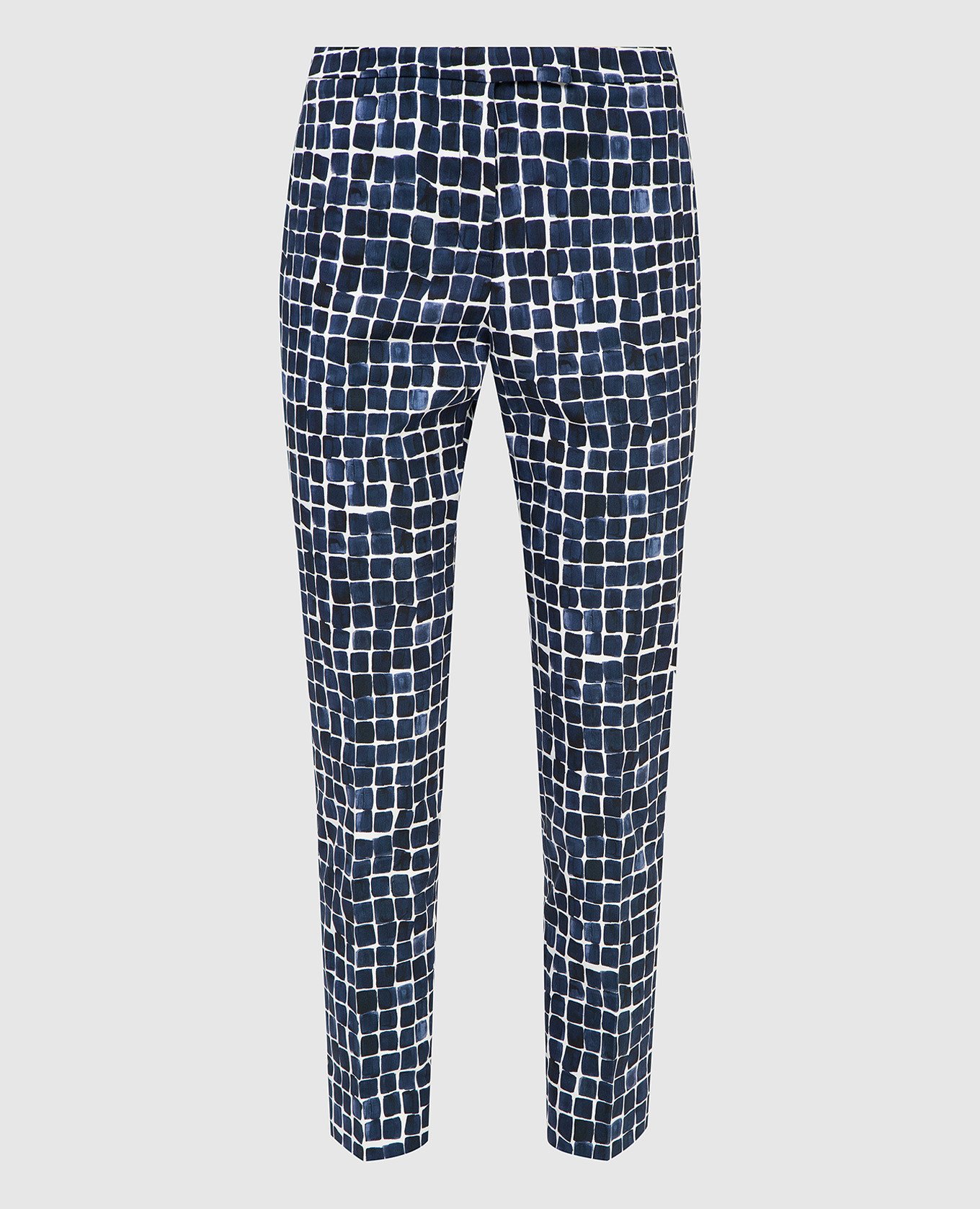 

Trousers with geometric pattern Peserico, Blue