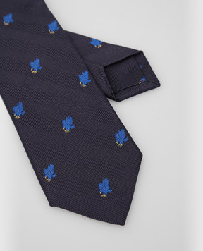 Stefano Ricci Children's patterned silk jacquard tie YCH30101
