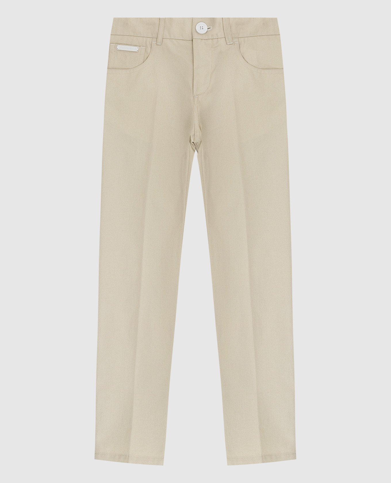 

Children's light beige trousers Stefano Ricci