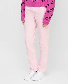 Vetements Pink jeans WE51PA140P