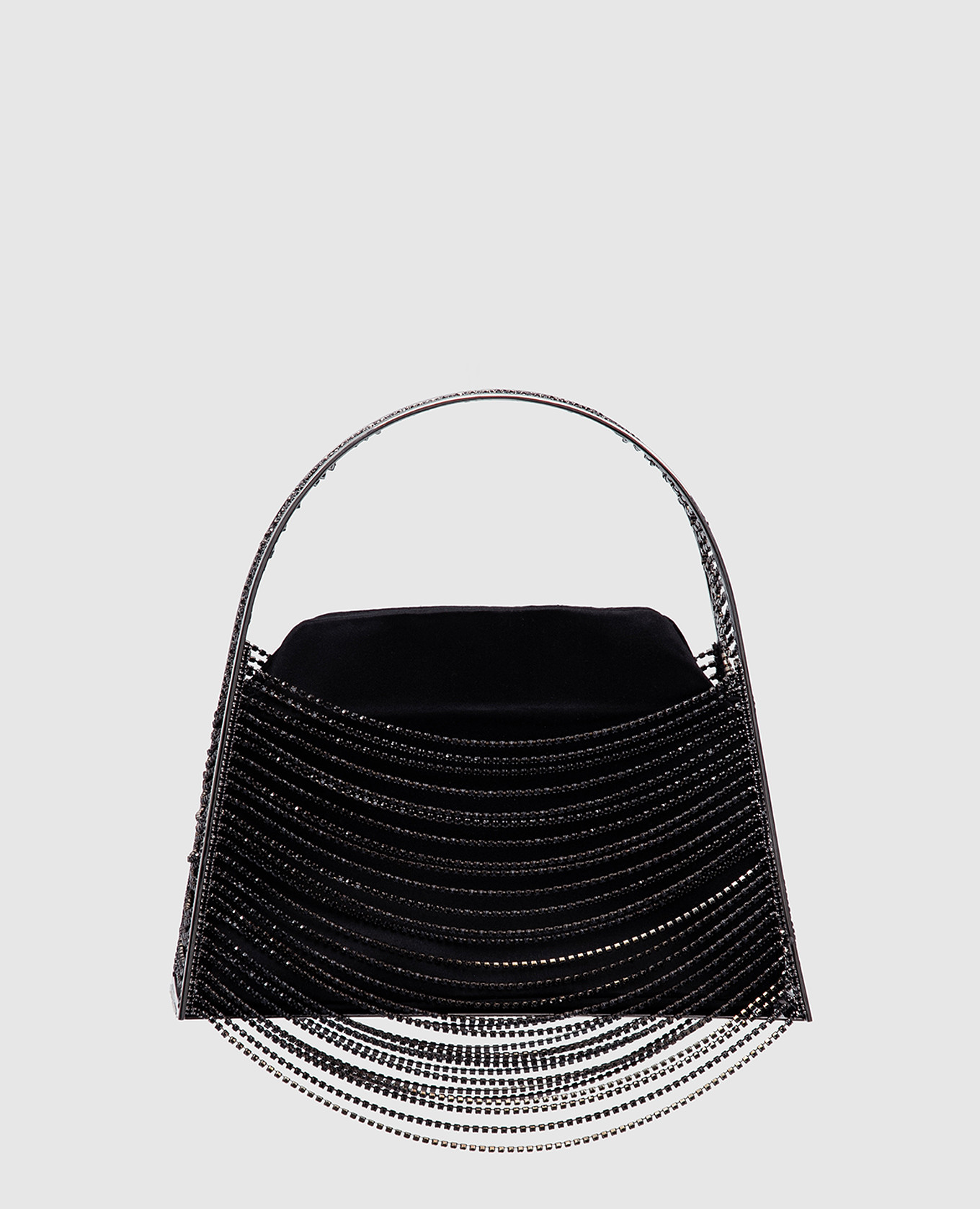 

Lucia in the Sky bag with crystals Benedetta Bruzziches, Black