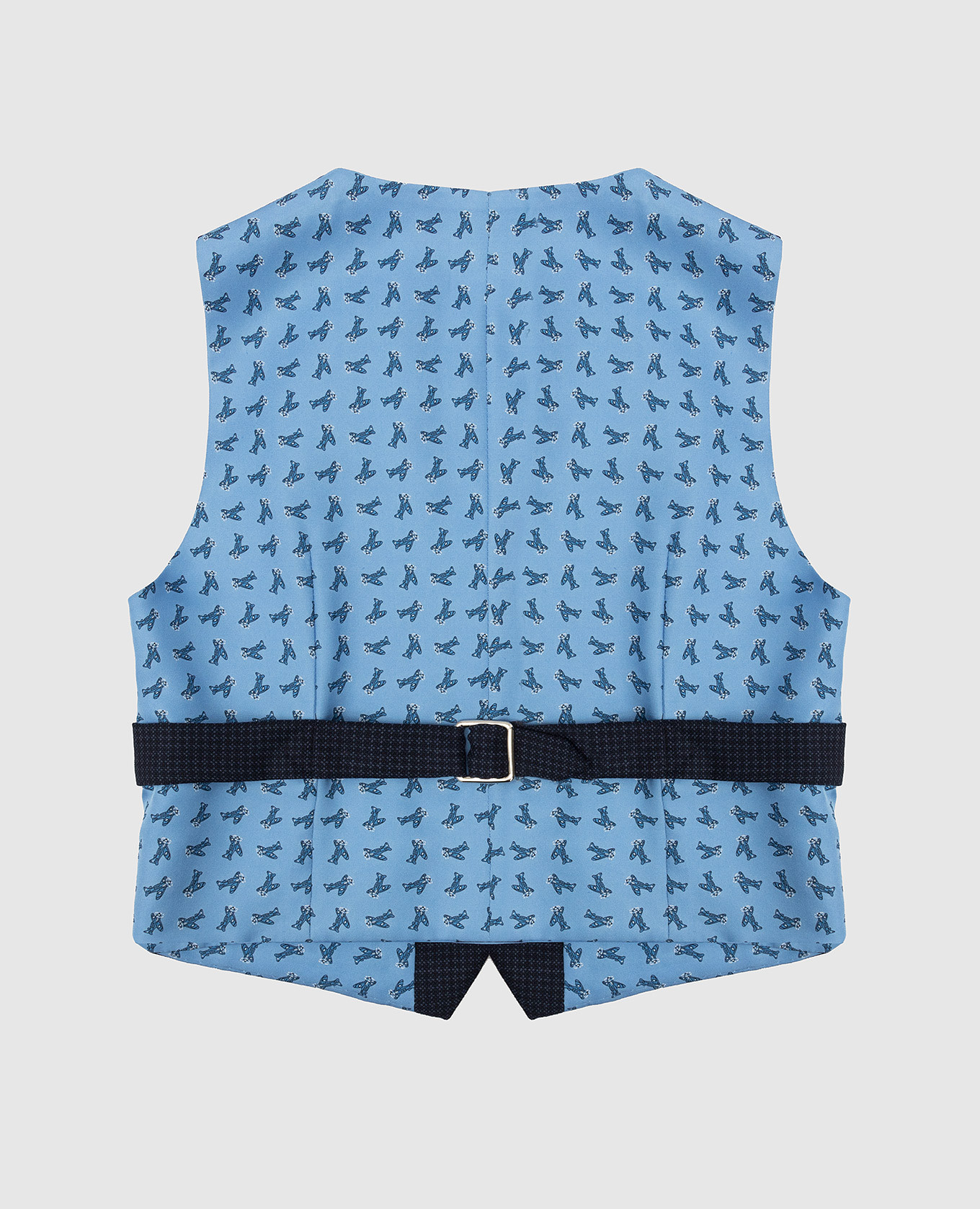 

Patterned wool and silk vest Stefano Ricci, Blue