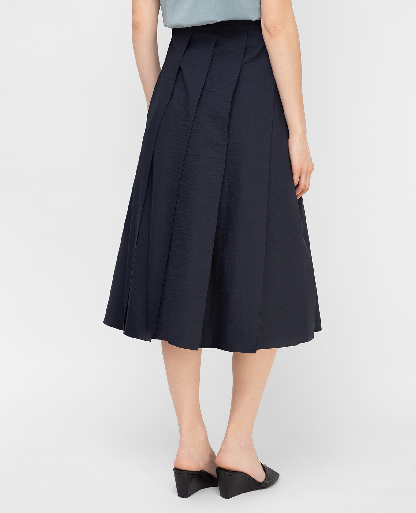 Navy blue skirt Brunello Cucinelli 4