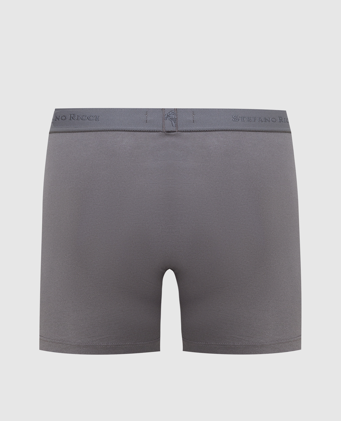 

Gray boxer briefs with logo pattern Stefano Ricci, Grey