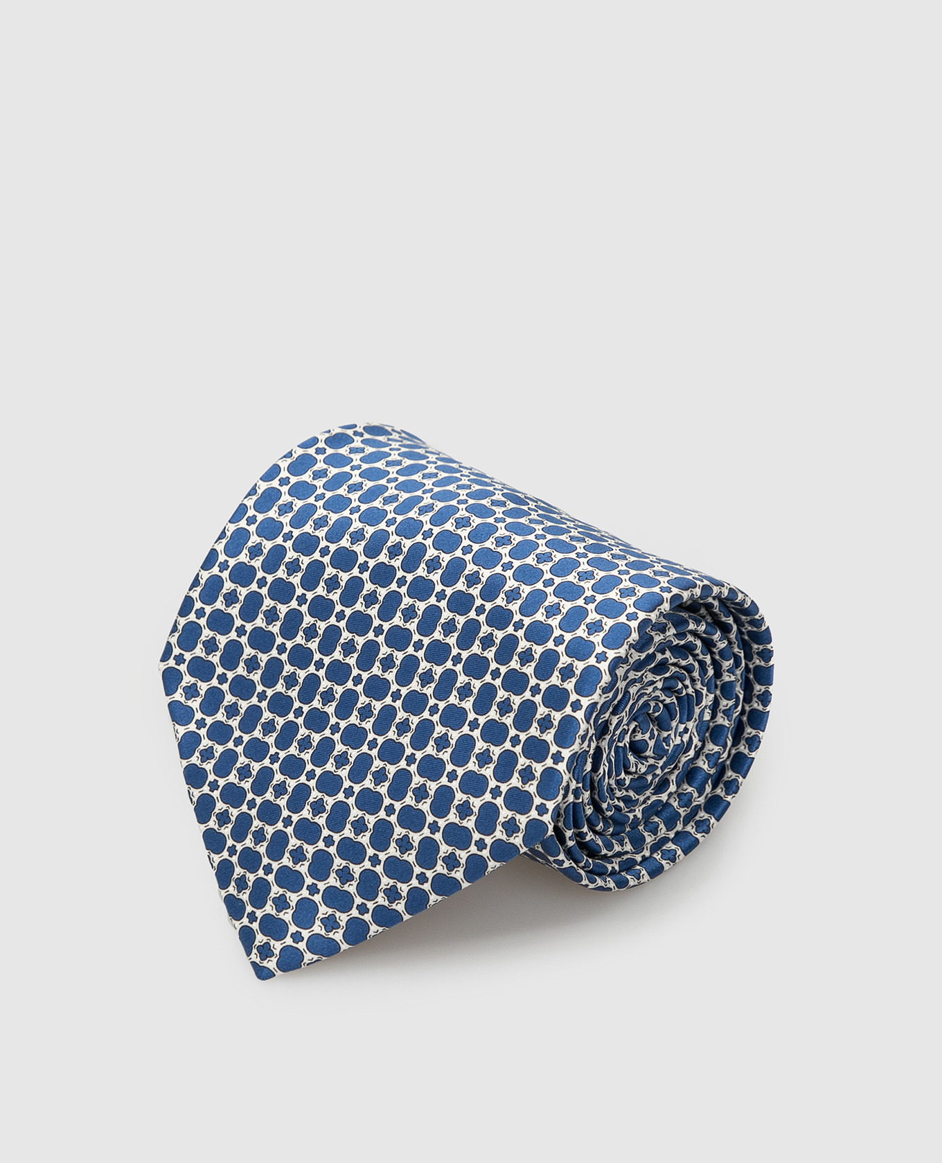 

Blue patterned silk tie Stefano Ricci