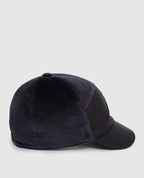 Stefano Ricci Children's cap with leather inserts YCV14NP11ECO001I