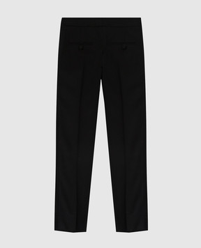 Stefano Ricci Children's black wool trousers Y2T9600000W0017C
