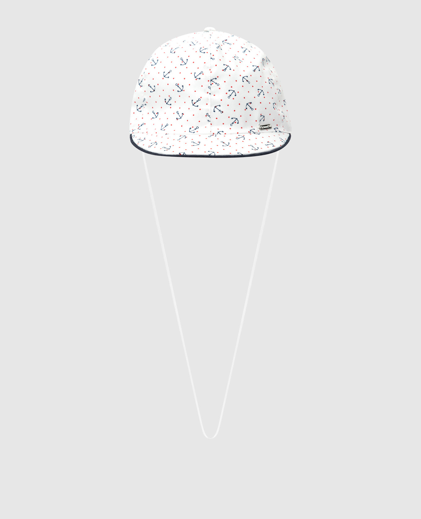 Children's white cap il trenino