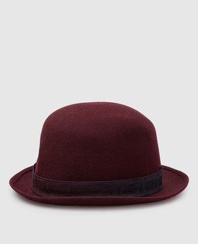 Stefano Ricci Children's burgundy hat YVF6372HC4073