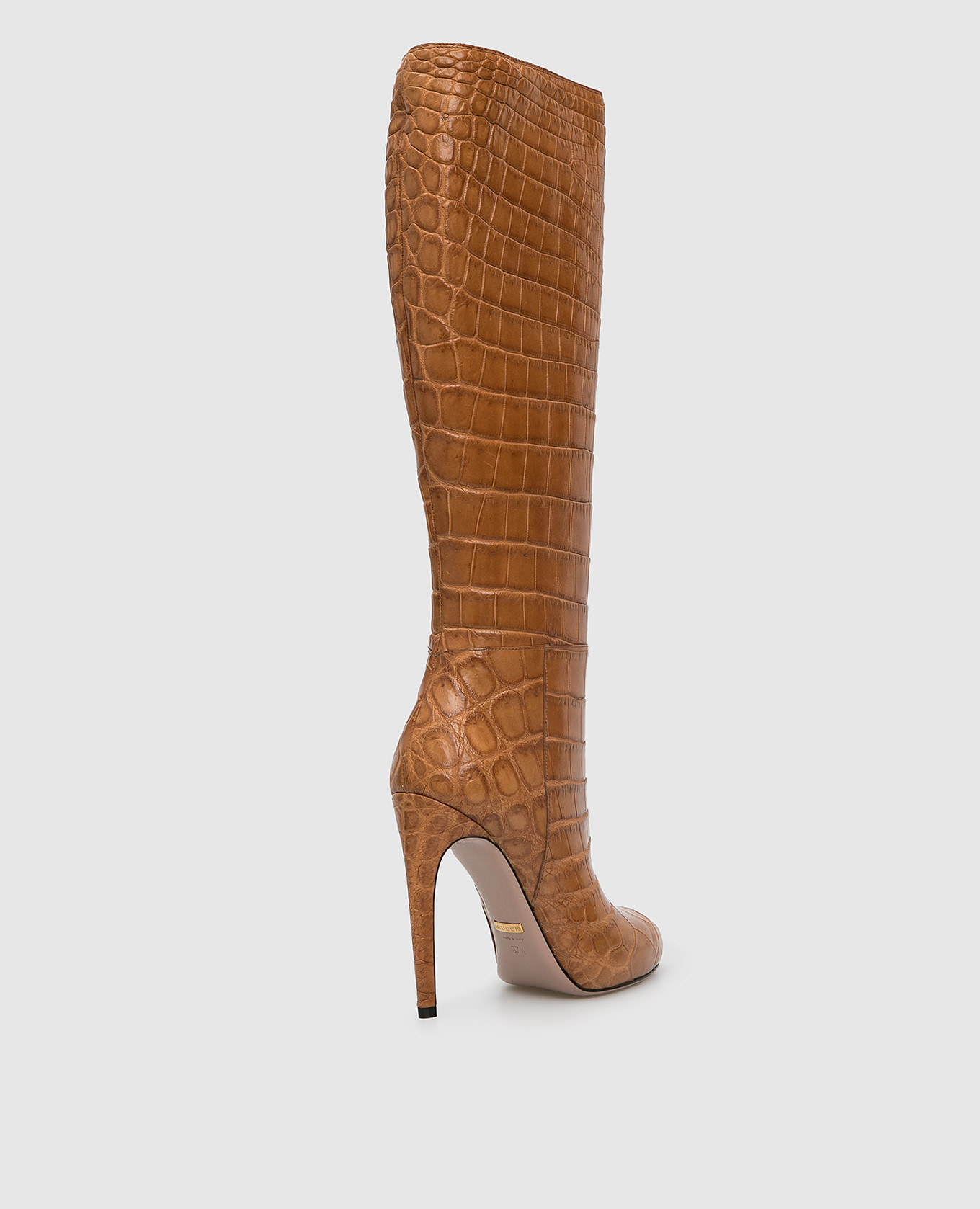 

Beige leather boots Gucci