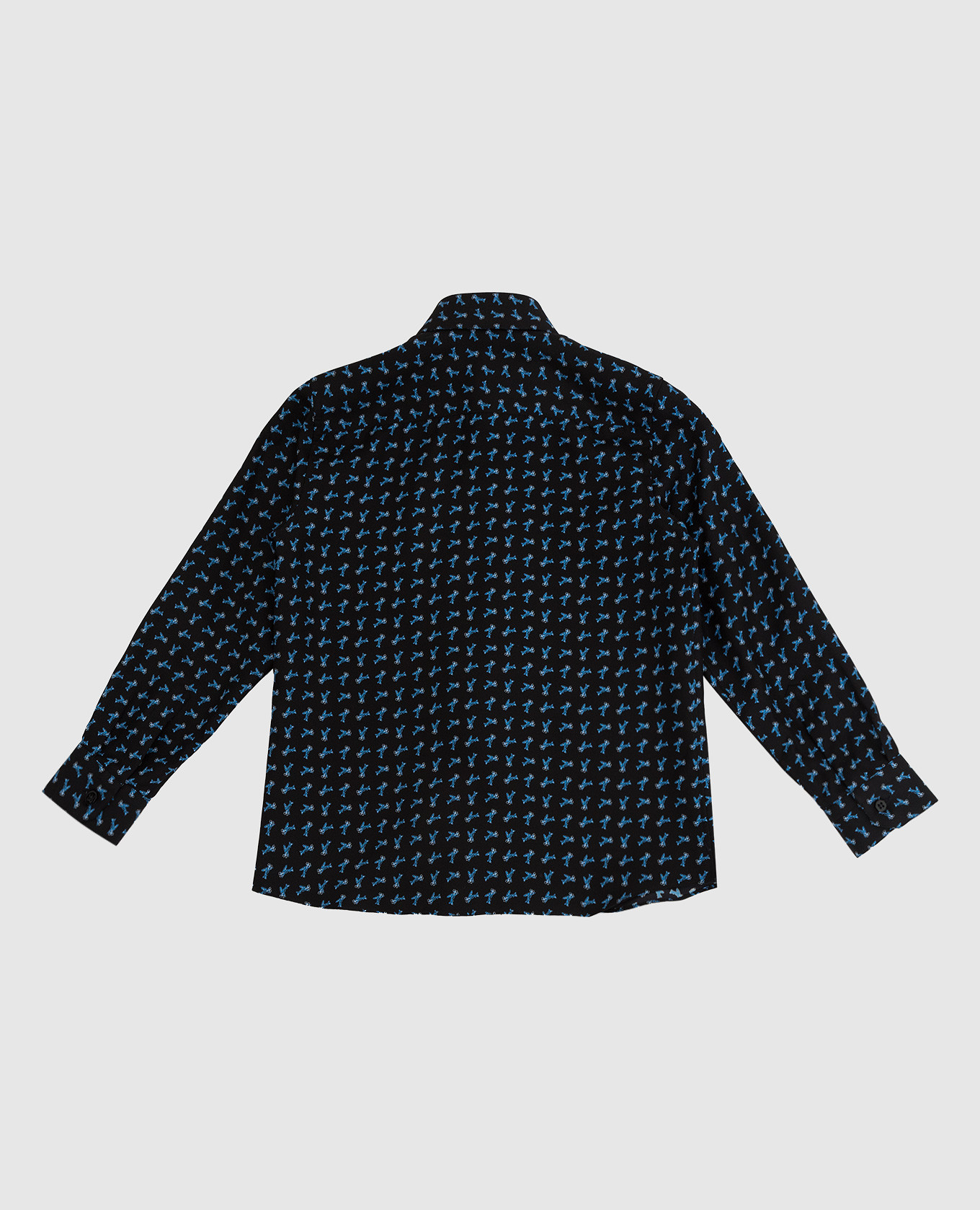 

Children's silk shirt in a pattern Stefano Ricci, Black