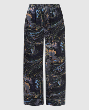 Fendi Printed silk trousers FR6275AJ09