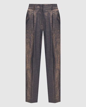 Peserico Navy blue pants P0458602783