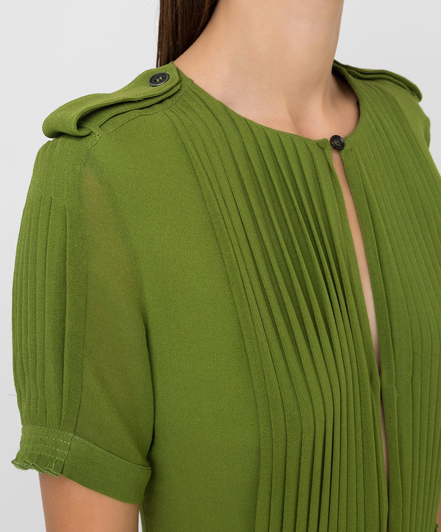 Burberry - Green silk dress 4556825 - shop with Luxembourg delivery at  Symbol