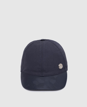 Stefano Ricci Children's cap with leather insert and emblem YVF5190PCT9VHA