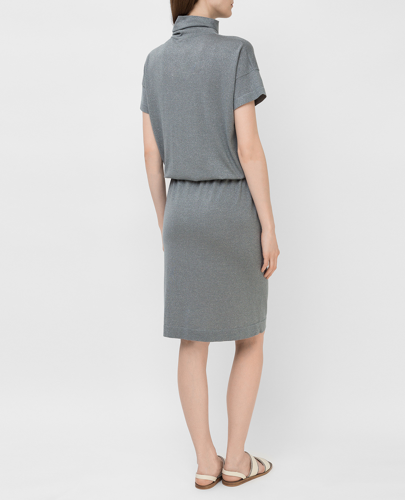 

Gray dress with lurex Brunello Cucinelli, Grey