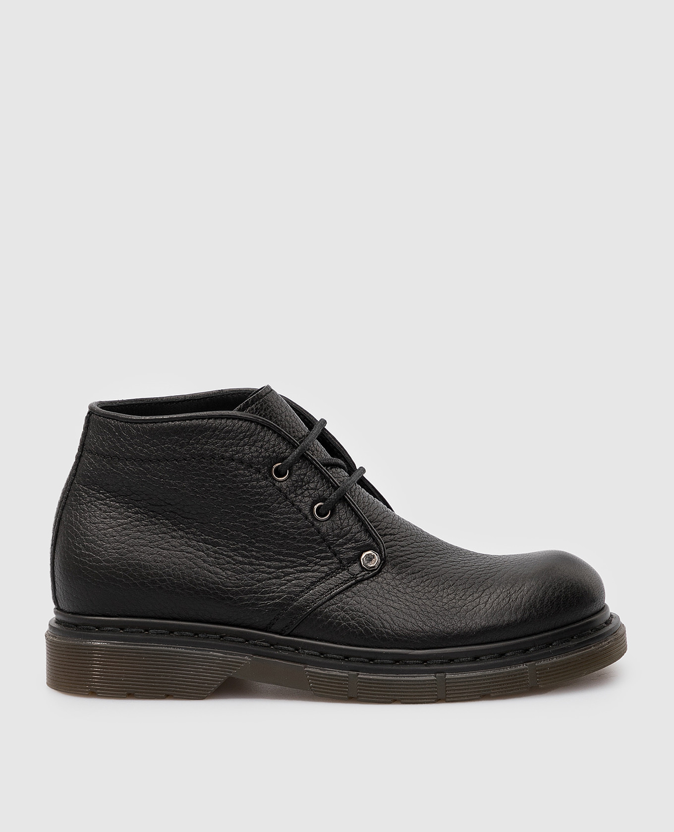 Children's black leather deserts stefano ricci
