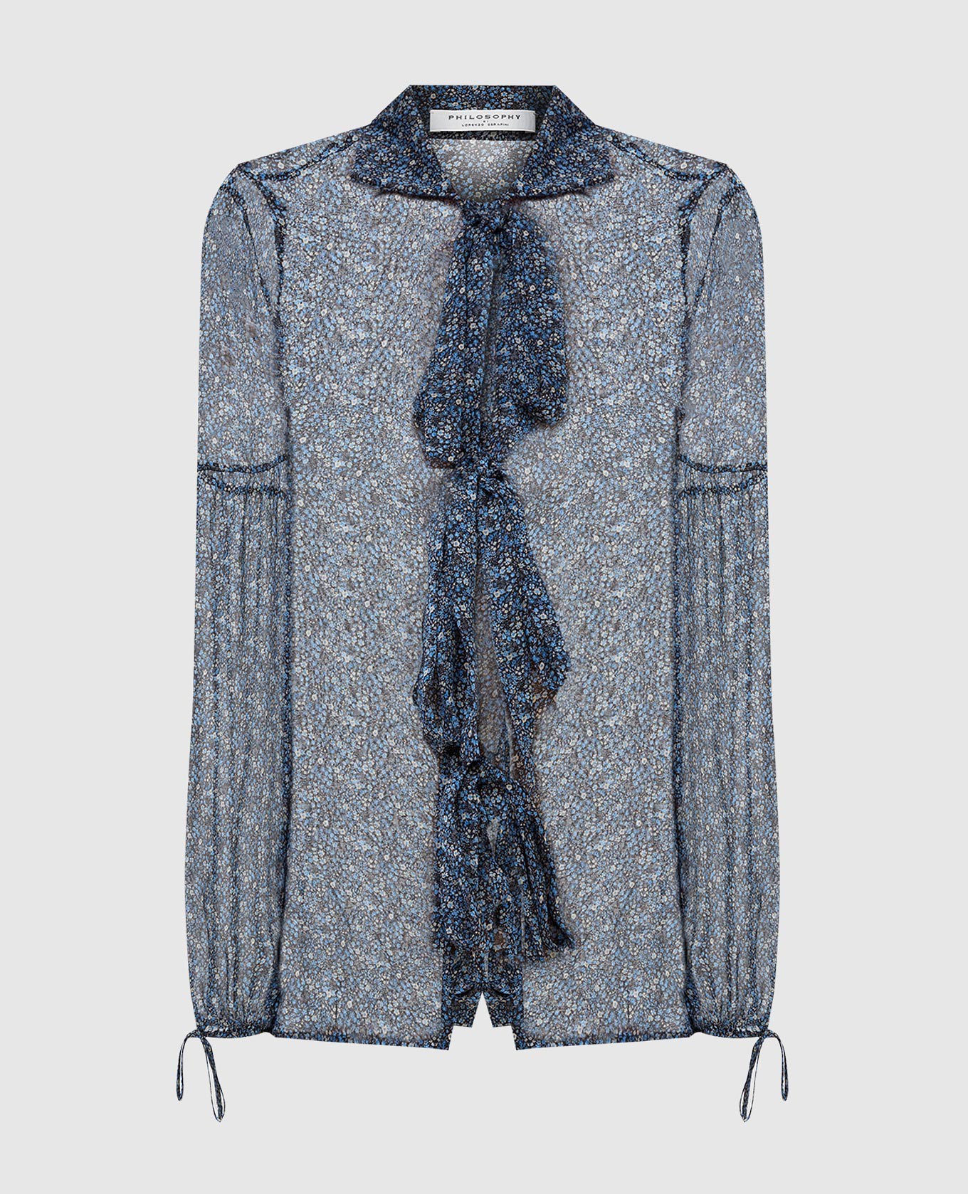 

Blue silk blouse Philosophy di Lorenzo Serafini