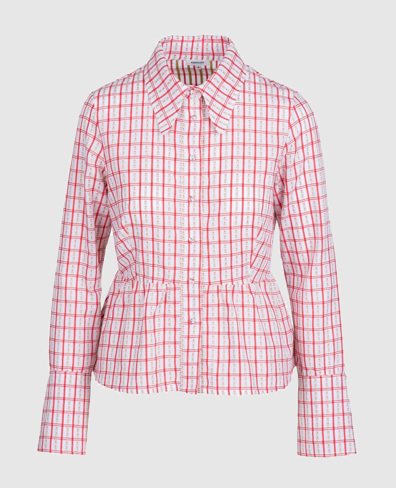Red blouse manoush