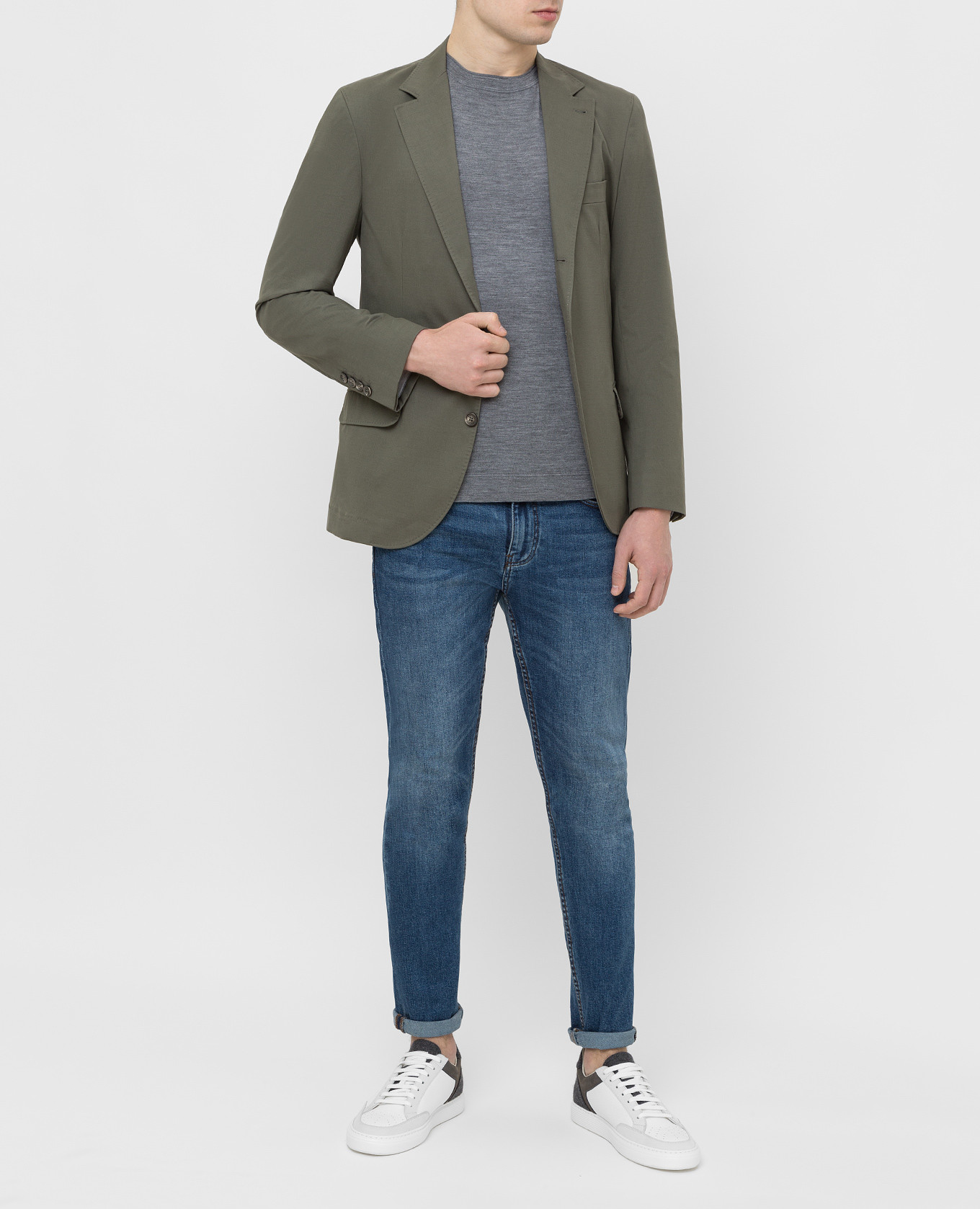Green jacket Brunello Cucinelli 2