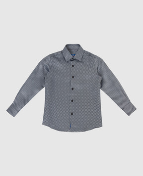 Stefano Ricci Children's silk shirt in a pattern YC00419635025