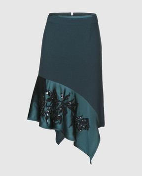 PAROSH Emerald skirt D620216R