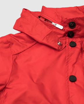 Stefano Ricci Children's red jacket in a pattern YUJ8200050HN0036