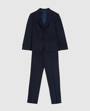 Stefano Ricci Children's wool suit Y1SF371900HC3453