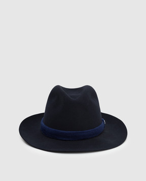 Stefano Ricci Children's cashmere hat with emblem YVF4292PCA10