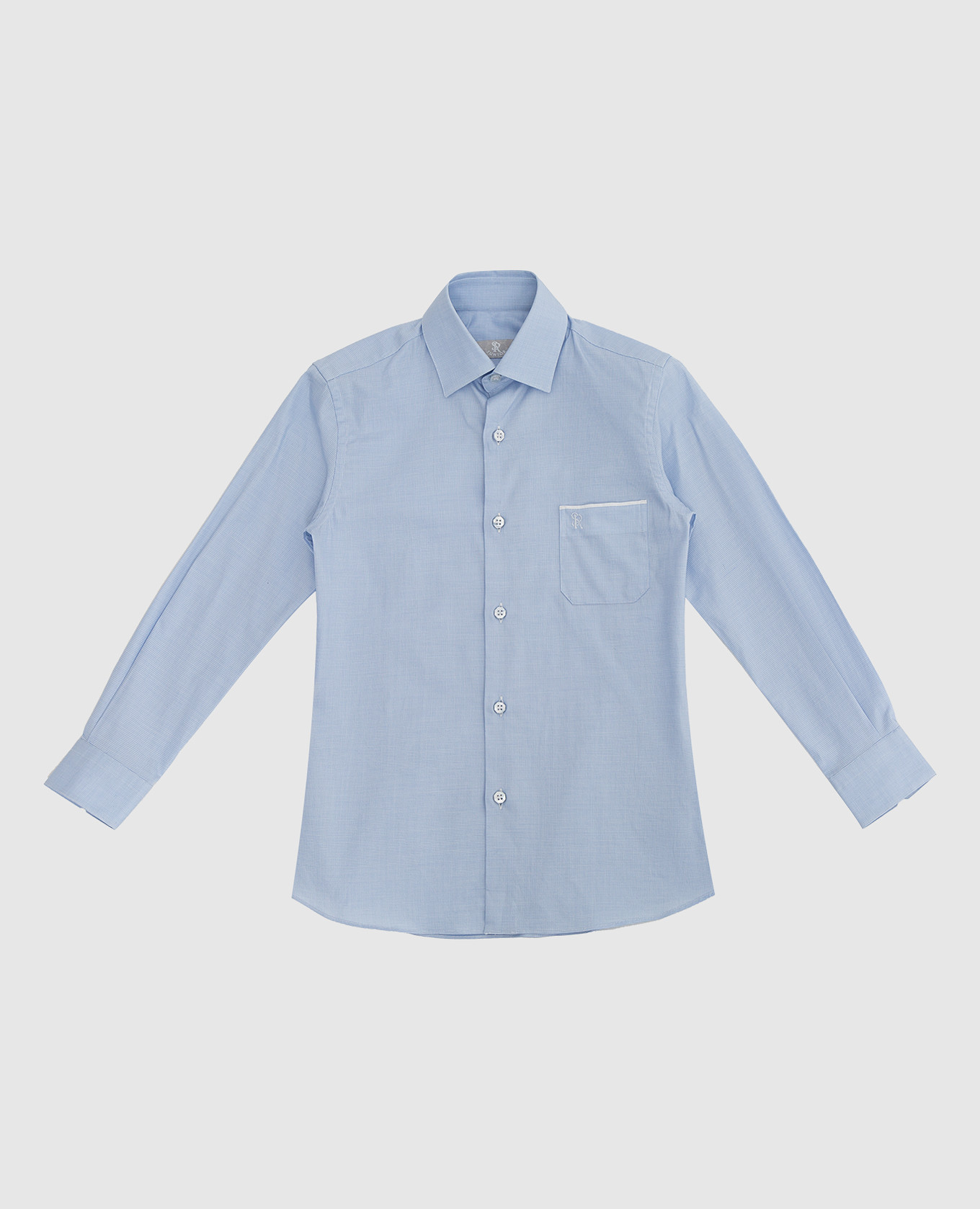 

Children's blue shirt in a pattern Stefano Ricci, Light blue